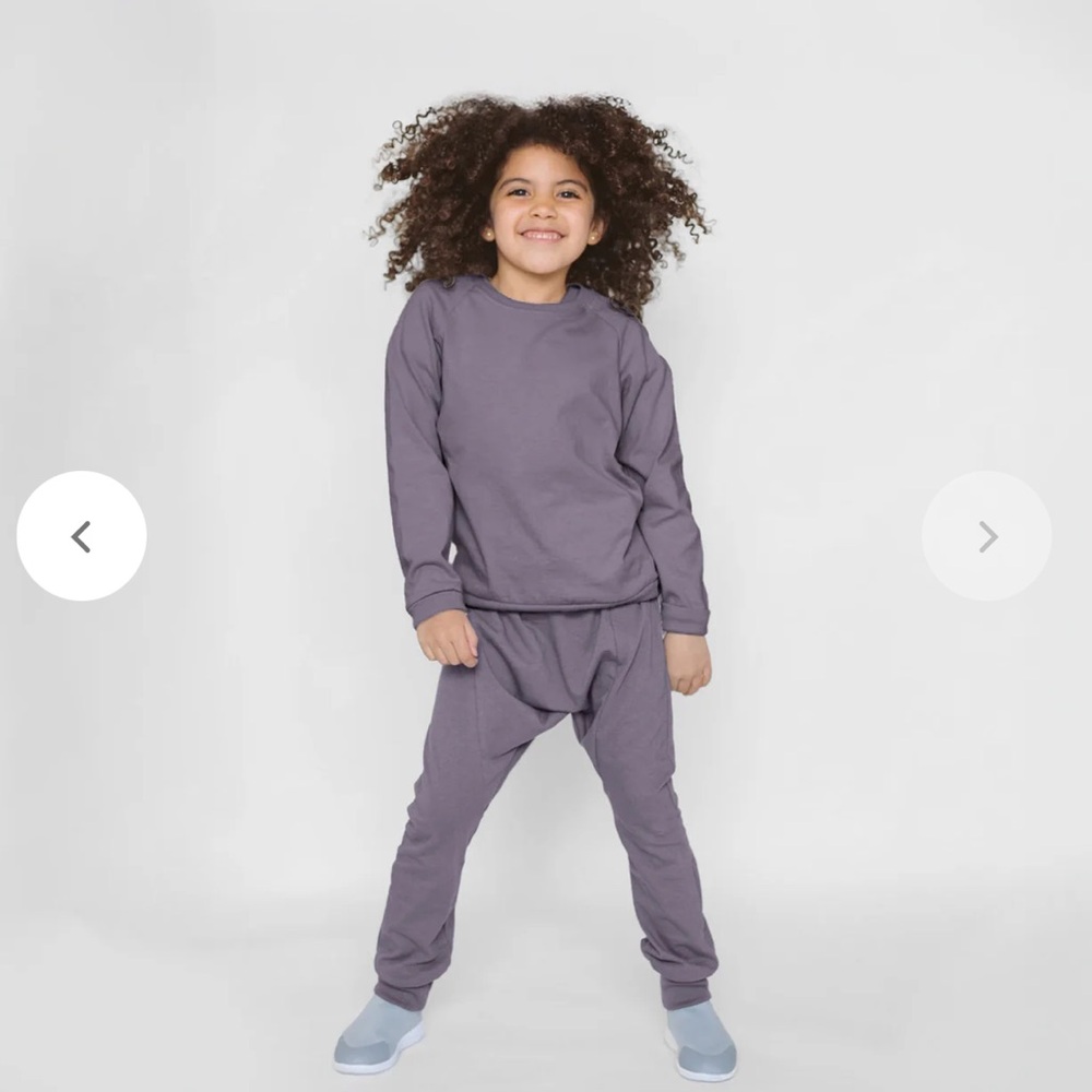 Cloud lounge pants in vintage plum and navy (2 pairs)